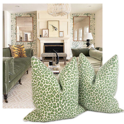 CHARLESTON COLLECTION BENGAL PILLOW / GREEN - Image 3