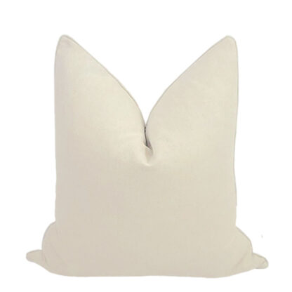 BRUSHED LINEN PILLOW COLOR ALMOND