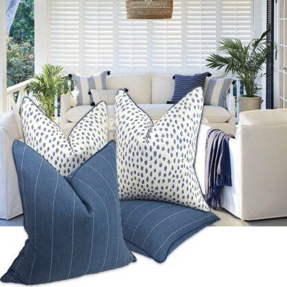 COMPANION BENNINGTON STRIPE PILLOW / BLUEBERRY - Image 3