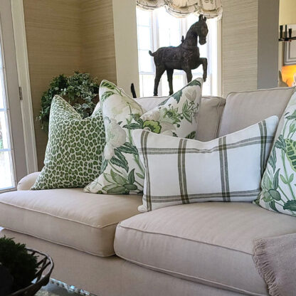 CHARLESTON COLLECTION DAVENPORT PILLOW / GREEN - Image 3