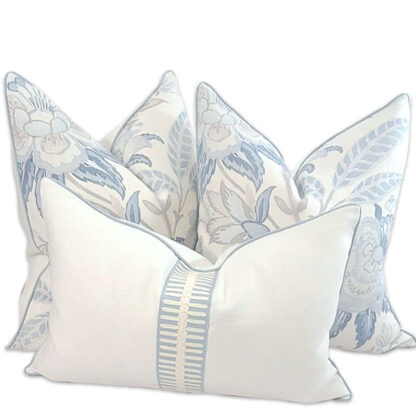 NANTUCKET COLLECTION DAVENPORT PILLOW / FROST - Image 2