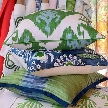 CHARLESTON COLLECTION INDIES IKAT / GREEN-BLUE - Image 2