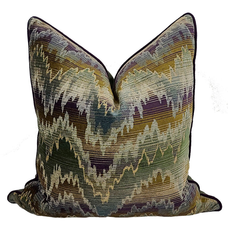 CARPENTER FLAME STITCH PILLOW