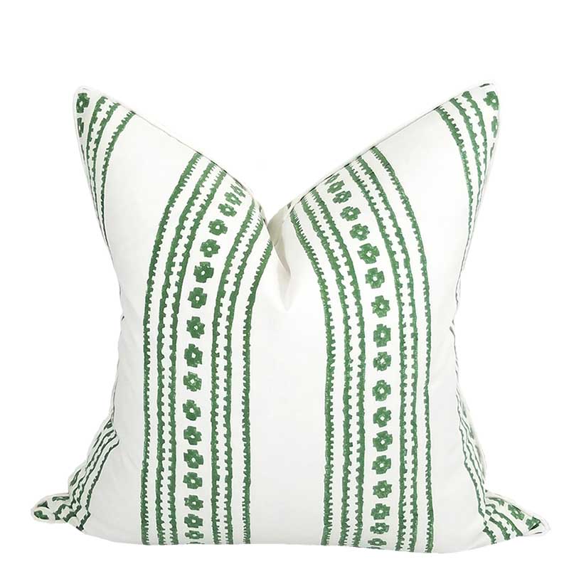 PALM BEACH COLLECTION CATO STRIPE PILLOW KELLY