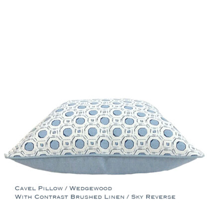 DISE DETAIL CAVEL PILLOW WEDGEWOOD