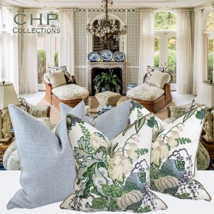 NANTUCKET COLLECTION DIAMONTE PILLOW / CHAMBRAY - Image 3