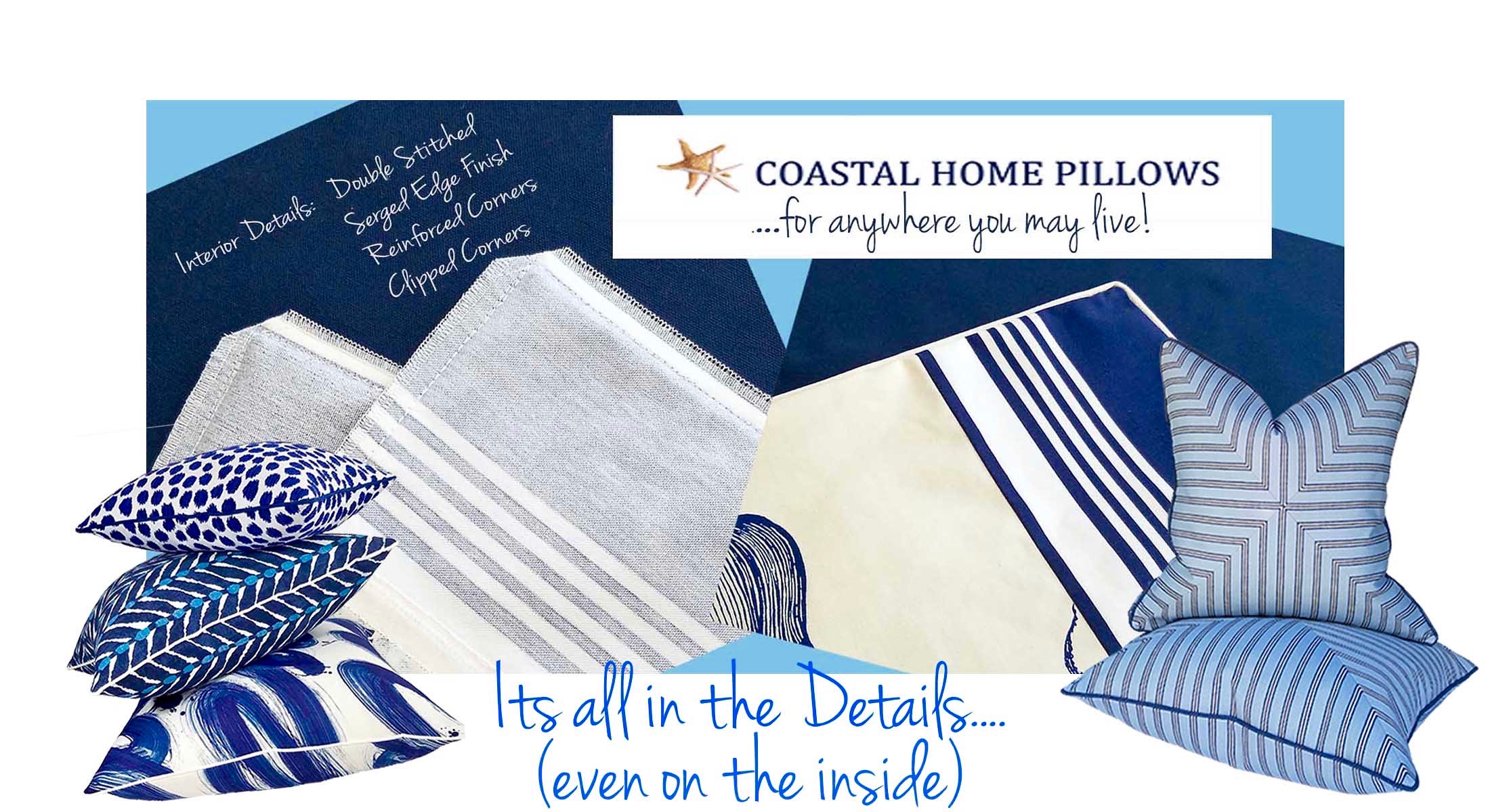 coastal home pillow interiors