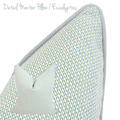 DETAIL MENTON PILLOW IN EUCALYPTUS