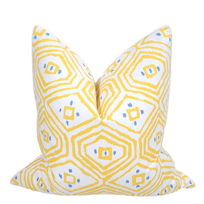 CHARLESTON COLLECTION DUBOIS PILLOW COVER / YELLOW