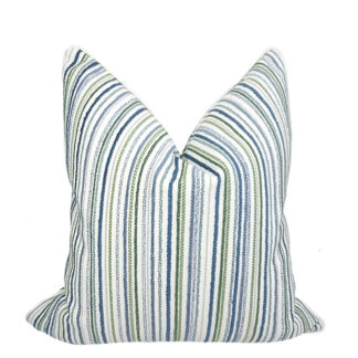 COASTAL HOME PILLOWS ERNIE STRIPE PILLOW