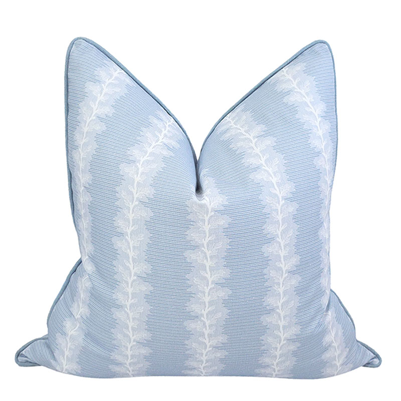 FRENCH STRIPE PILLOW - SKY