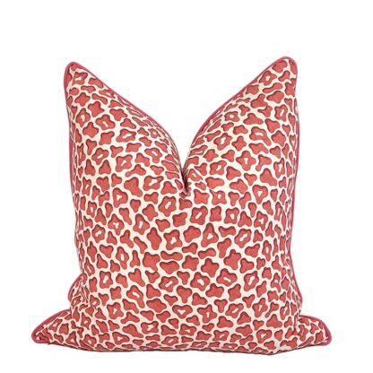 Guepard Pillow in rouge
