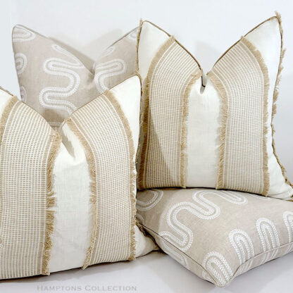 HAMPTONS COLLECTION ZIPPER PILLOW / FLAX - Image 2
