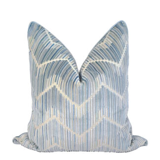 HIGHS AND LOWS PILLOW IN BLUE