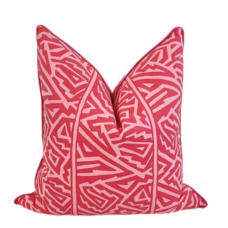 PALM BEACH COLLECTION JAGGED MAZE PILLOW