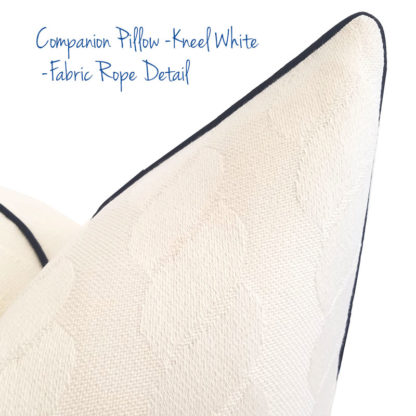 COMPANION KEEL WHITE ROPES PILLOW COVER - Image 2