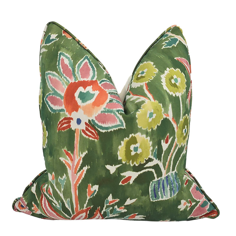 GREEN LILIA PILLOW