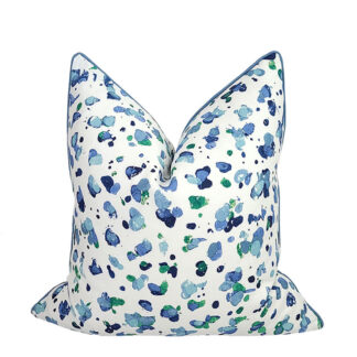 LOTTIE PILLOW BLUE GREEN