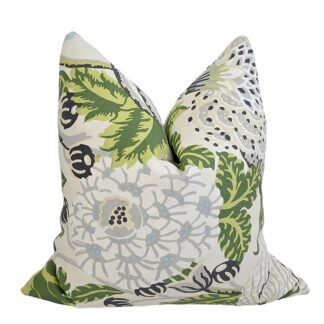 CHARLESTON COLLECTION MAITLAND PILLOW / GREEN-WHITE