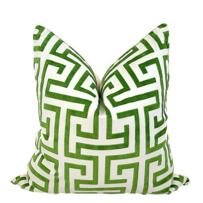 CHARLESTON COLLECTION MING GARDEN PILLOW / GREEN