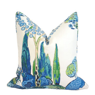 ORLEANS PILLOW IN BLUE-GREEN