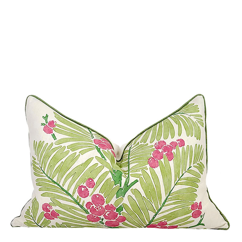 SANIBEL COLLECTION PALMETTO LUMBAR PILLOW / SEERSUCKER