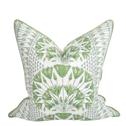 BISCAYNE COLLECTION PALMETTO PILLOW / HONEYDEW