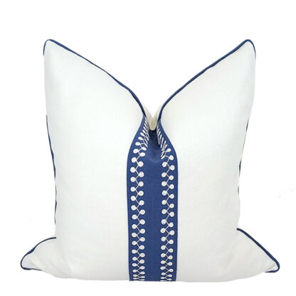 JUPITER ISLAND COLLECTION PERLA PILLOW / BLUE - 5 SIZES - Image 2