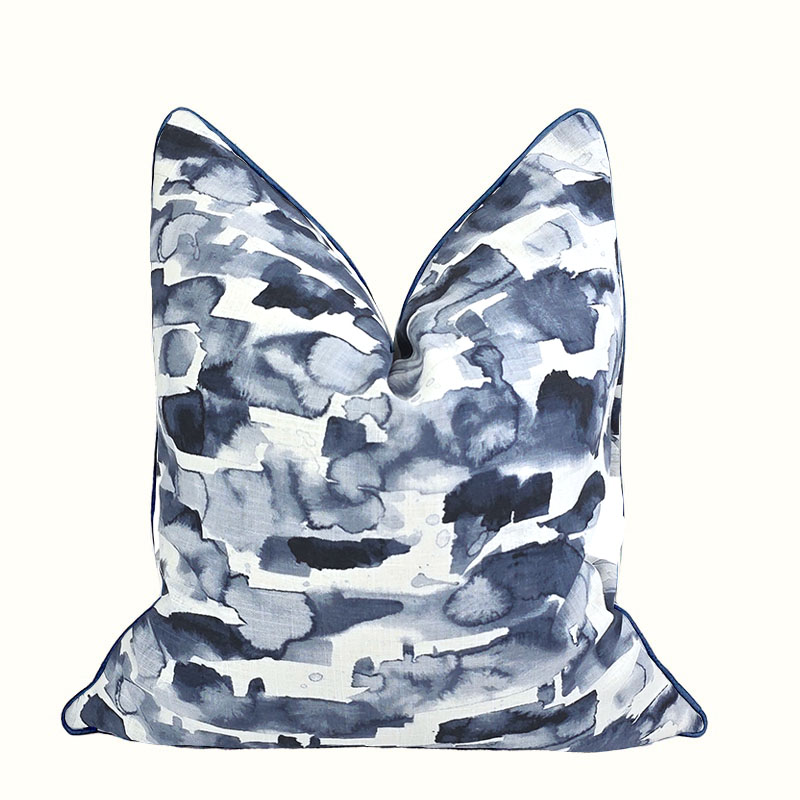 INK BLUE PRINT WORKS PILLOW