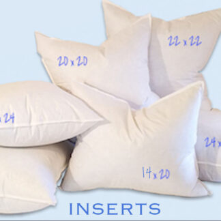 ALL SIZES PILLOW INSERTS HERE!