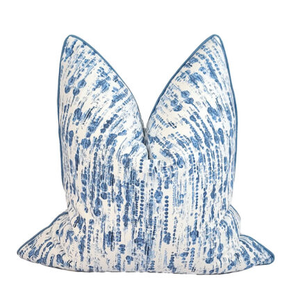 Cape Cod Collection Blue Rain Drops Pillow