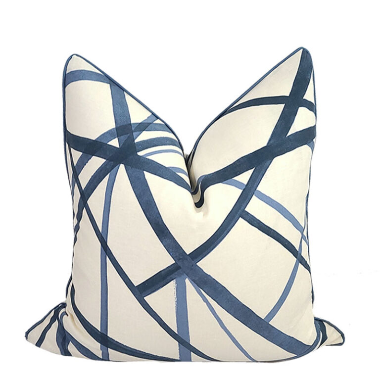 REHOBOTH BEACH TYBEE PILLOW / BLUE