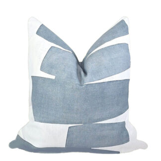 BLUE SLATE STACKED PILLOW