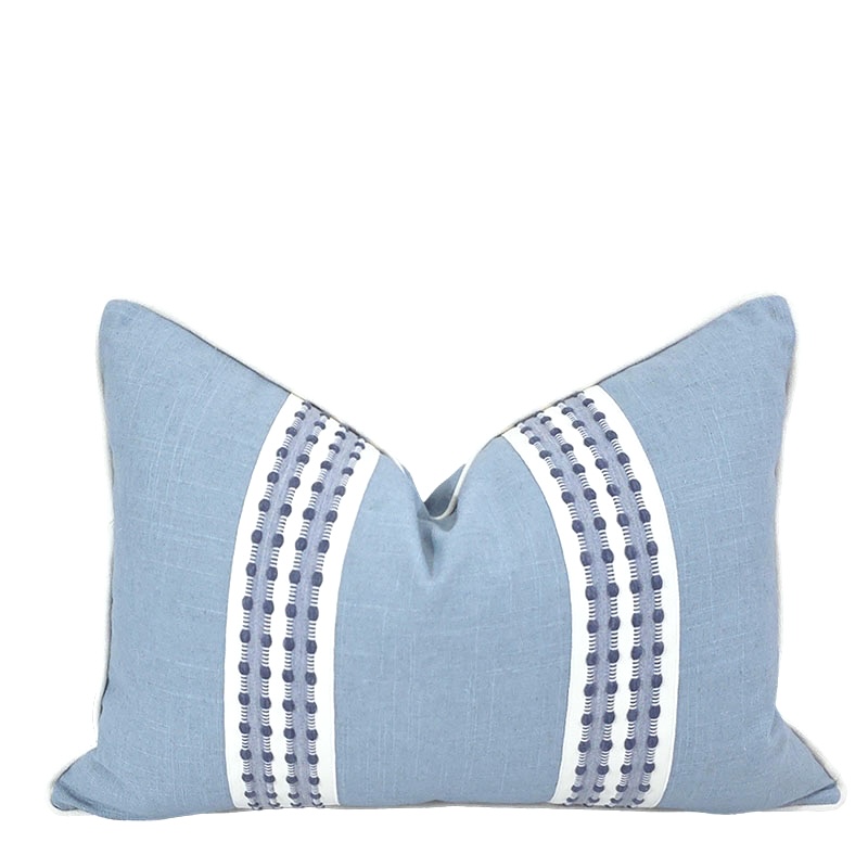 SKIPPER LUMBAR PILLOW IN BLUE