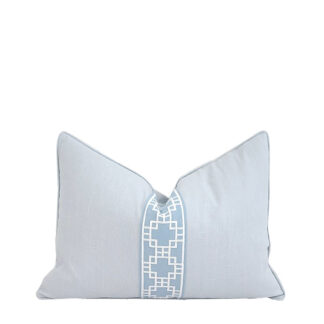 SQUARED AWAY TRELLIS LUMBAR PILLOW