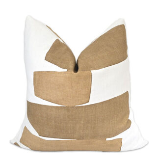 STACKED CARMEL PILLOW