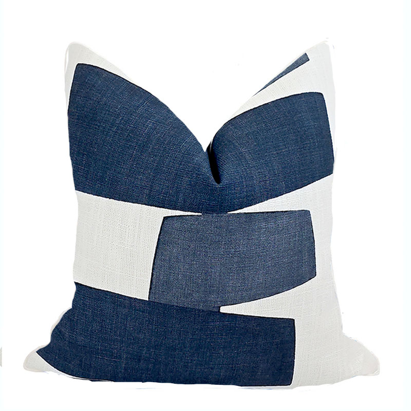 NAVY STACKED PILLOW