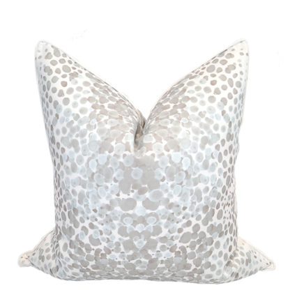 MANHATTAN BEACH COLLECTION  SURF BUBBLES PILLOW / MOONSTONE