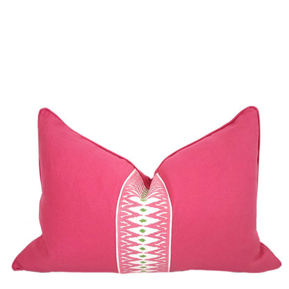 PALM BEACH COLLECTION TORY PILLOW / PEONY