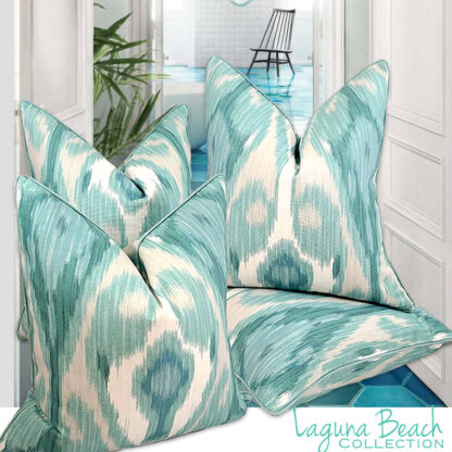 LAGUNA BEACH COLLECTION BEACH IKAT PILLOW COVER - Image 2