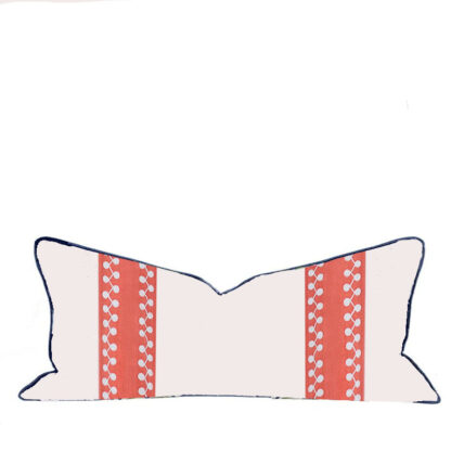 CUSTOM REQUEST: PERLA LUMBAR PILLOW / CORAL