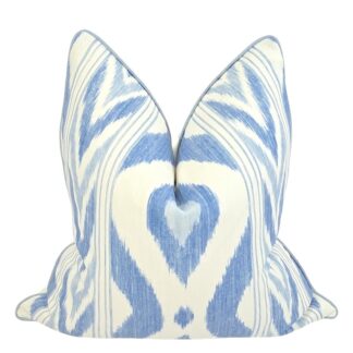 BLUE VERO IKAT PILLOW