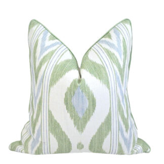VERO IKAT PILLOW IN PISTACHIO