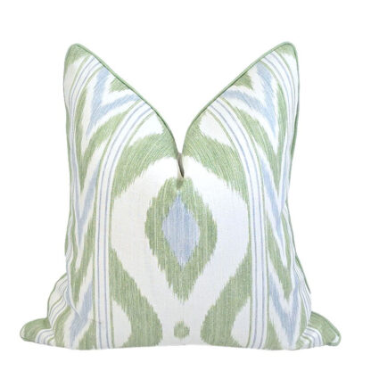 VERO IKAT PILLOW IN PISTACHIO