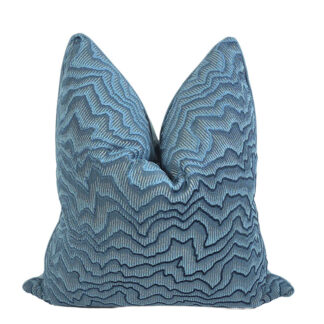 ZAMBEZI VELVET PILLOW / BLUE