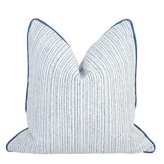 textured pinstripe zia pillow