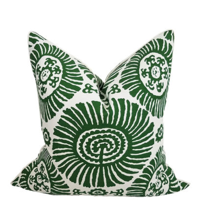 NAPLES COLLECTION SOLIS PILLOW COVER / MALACHITE