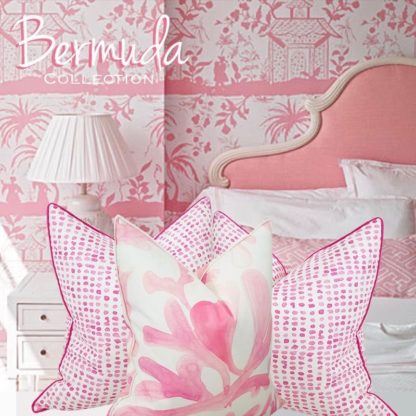 BERMUDA COLLECTION MOD CORAL PILLOW / PINK