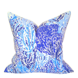 SANIBEL COLLECTION PALMETTO LUMBAR PILLOW / SEERSUCKER