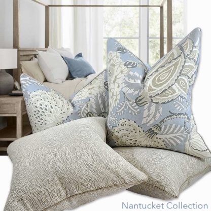 NANTUCKET COLLECTION MAITLAND PILLOW / BLUE HAZE - Image 2